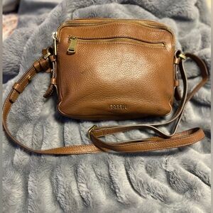 Fossil Leather Crossover Bag